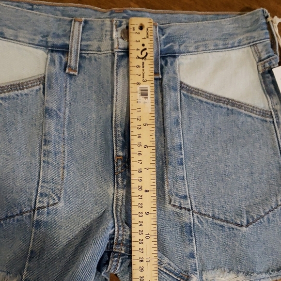 Etica Denim Blue Women's Shorts - Picture 6 of 8